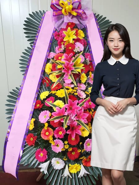 웨딩그룹 위더스 영등포 3단화환 기본형