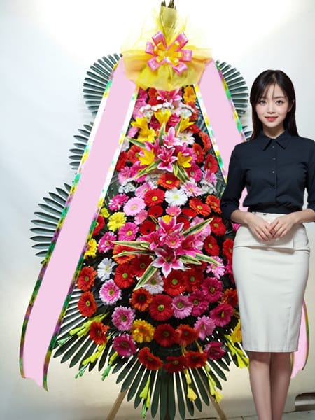 웨딩그룹 위더스 영등포 3단화환 고급형